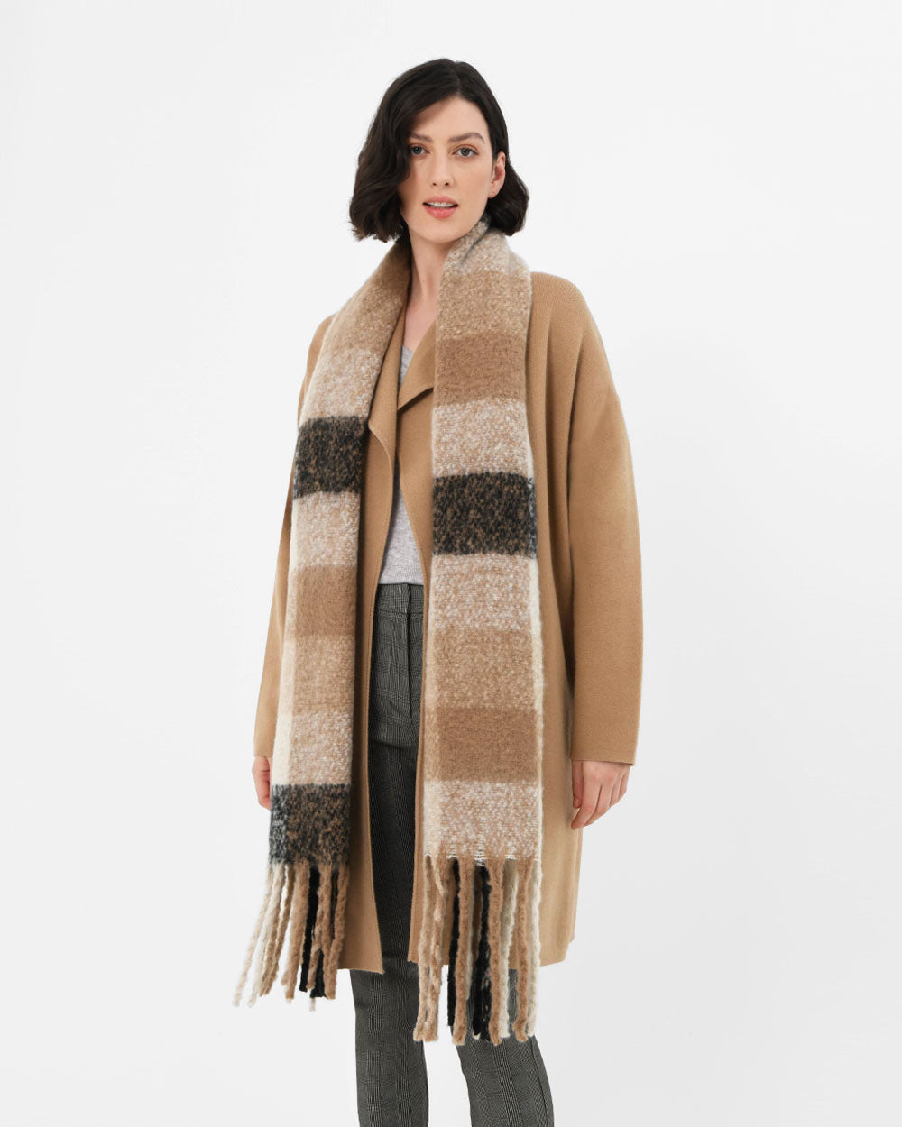 Grace Checked Scarf