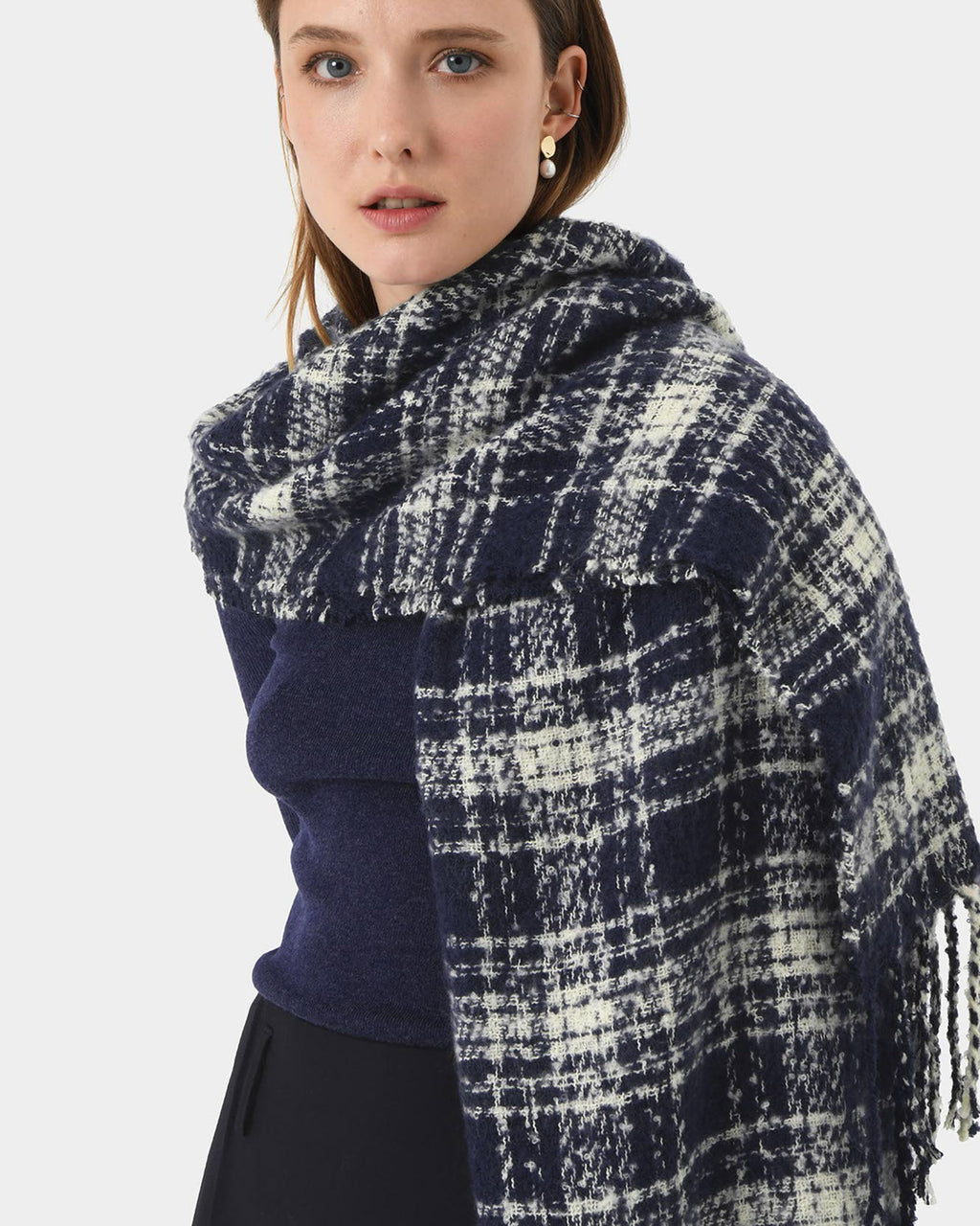 Kaylene Checked Scarf