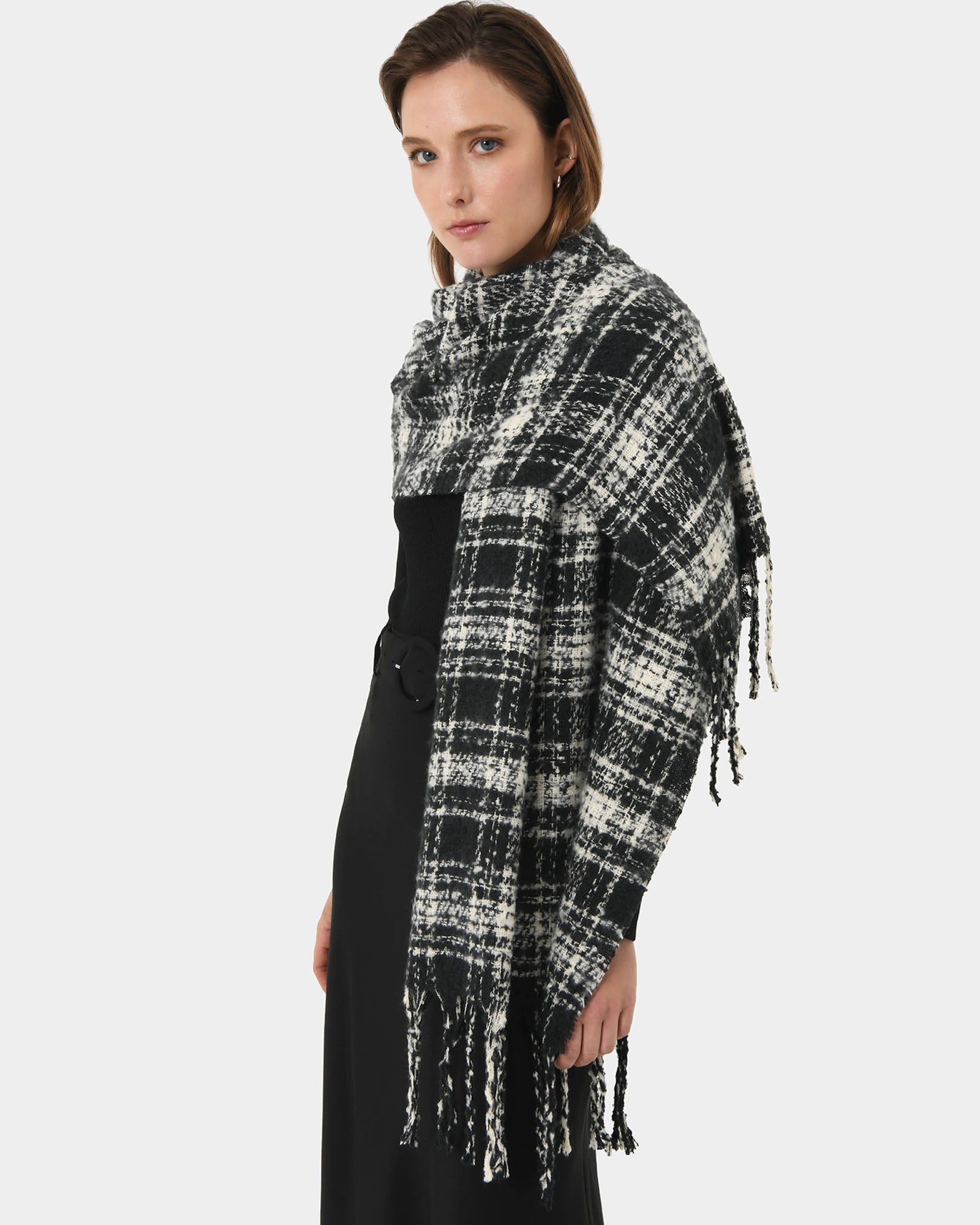 Kaylene Checked Scarf