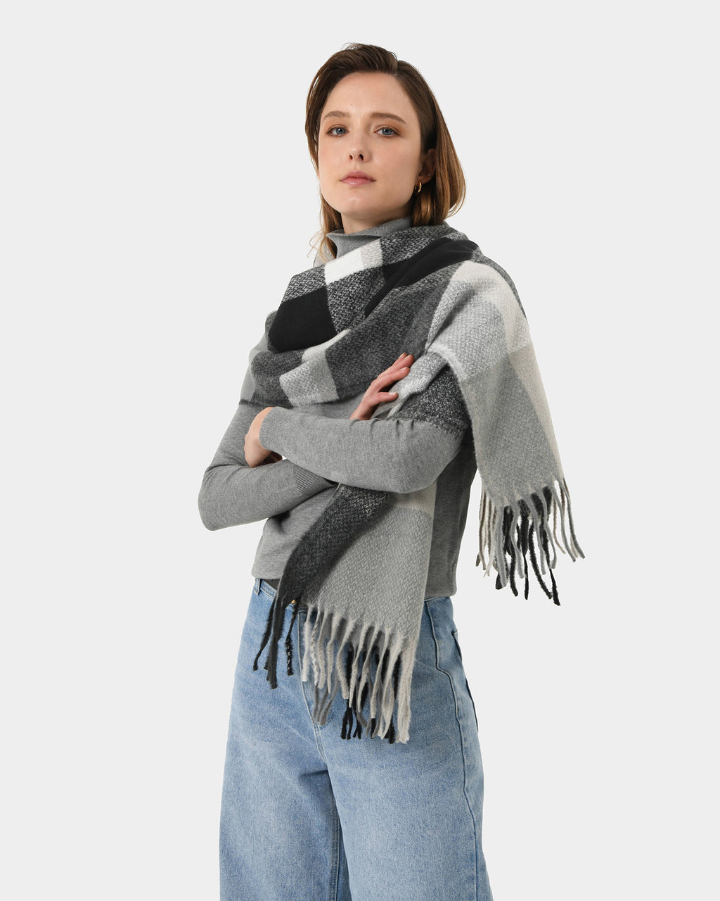 Lola Checked Scarf