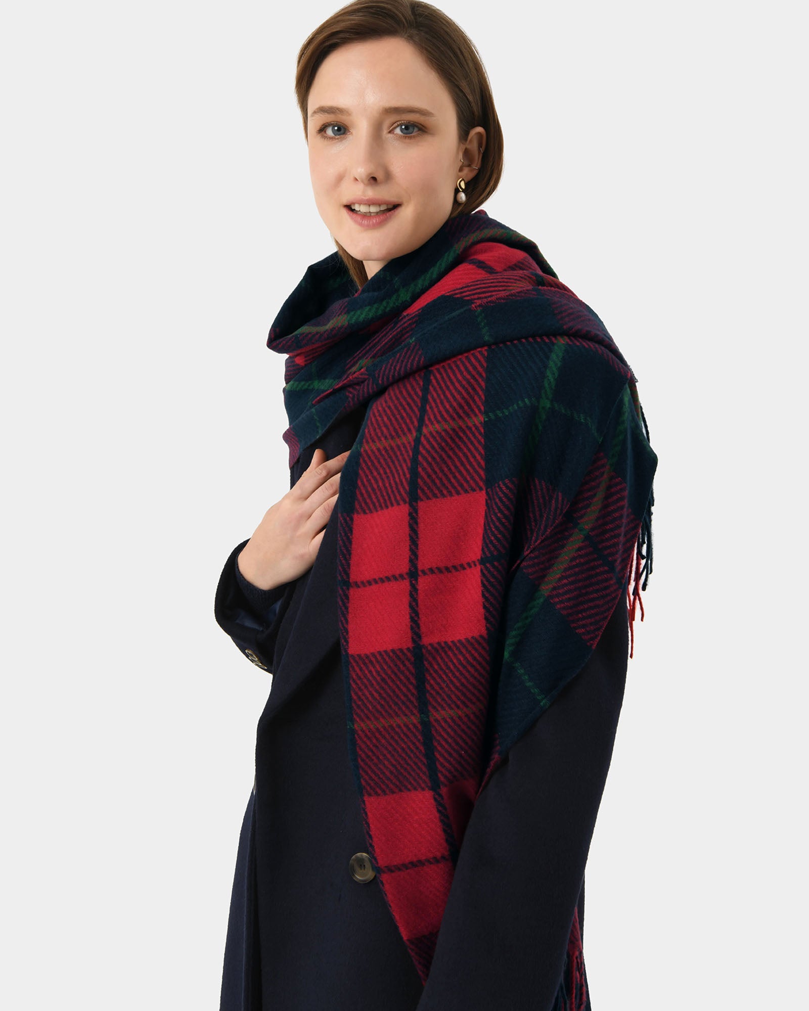 Niya Checked Scarf
