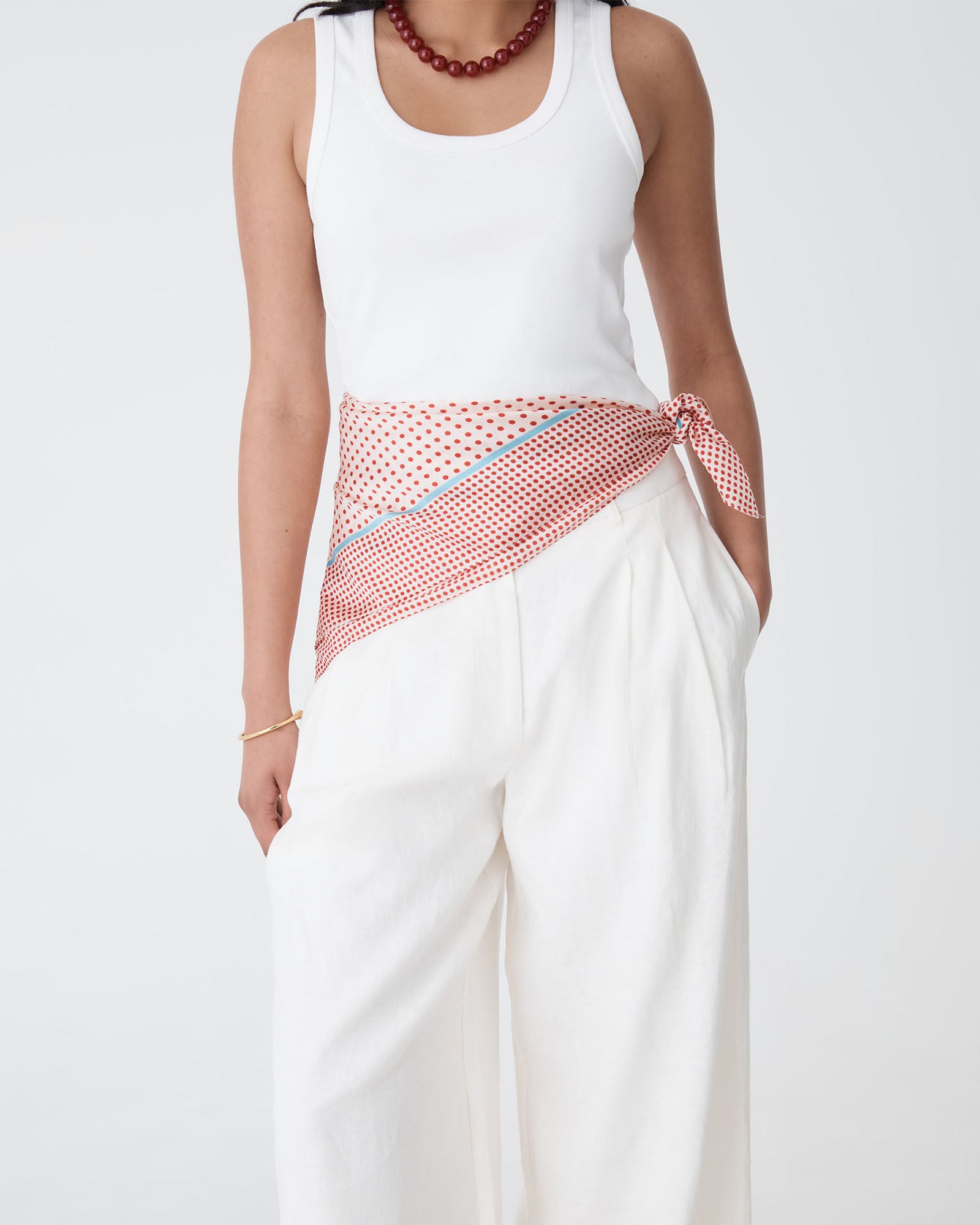 Mila Satin Scarf