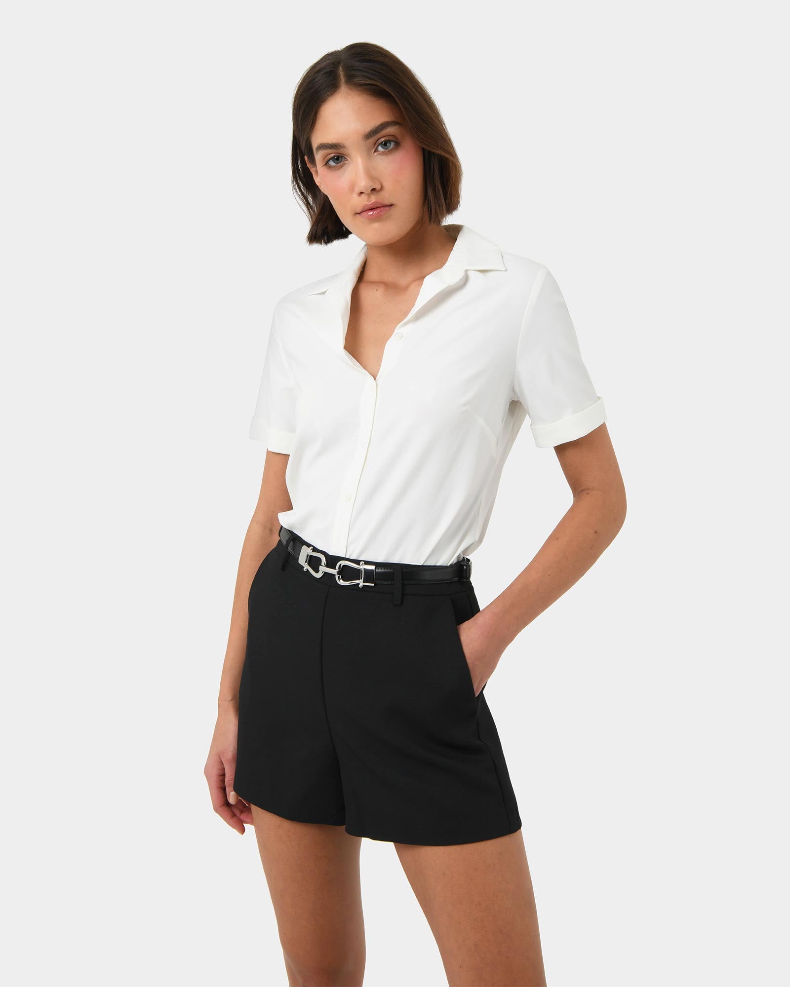 Lexee High-Waist Shorts