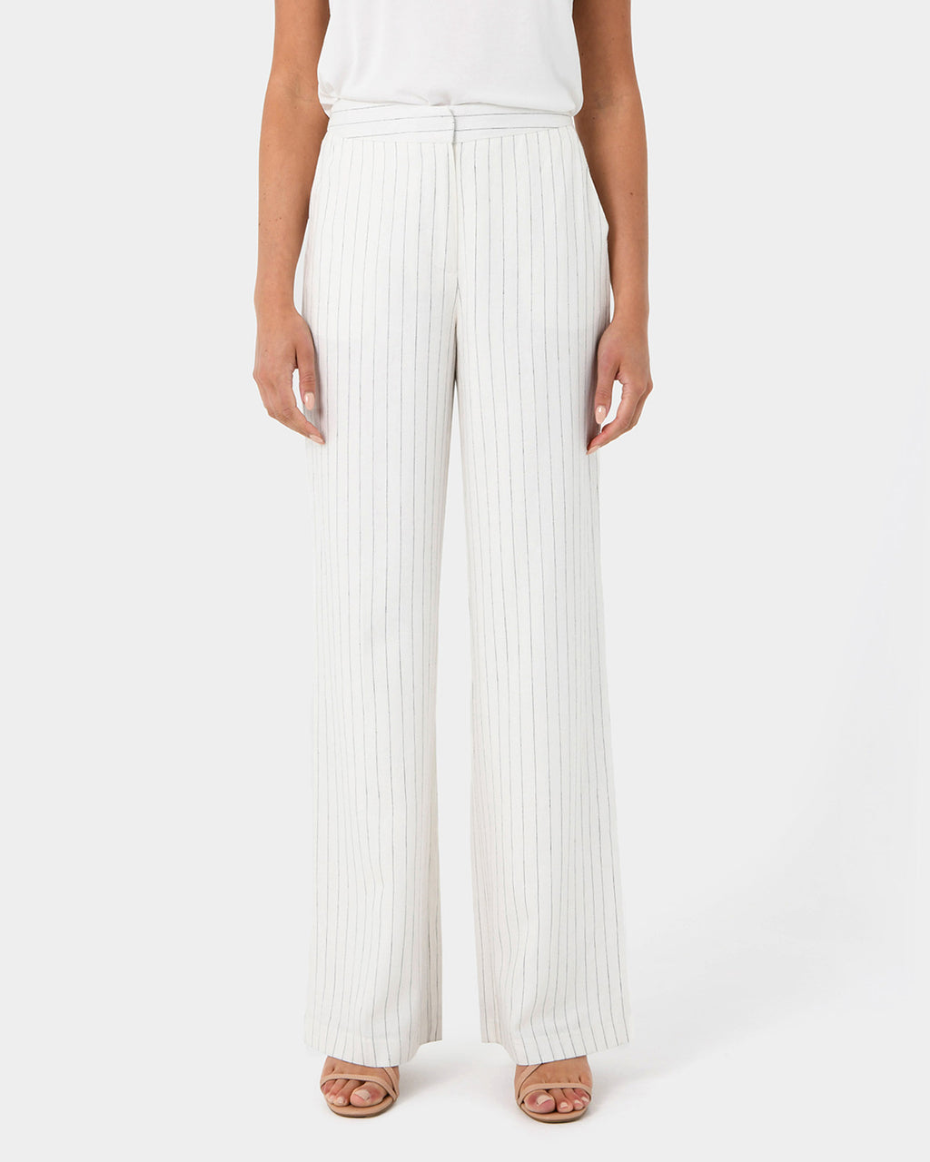 Talisa Linen Pinstripe Pant
