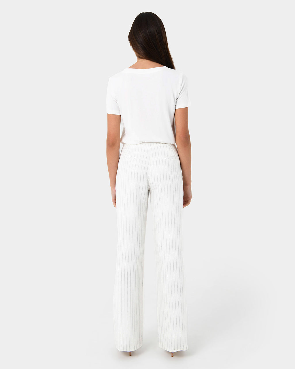 Talisa Linen Pinstripe Pant