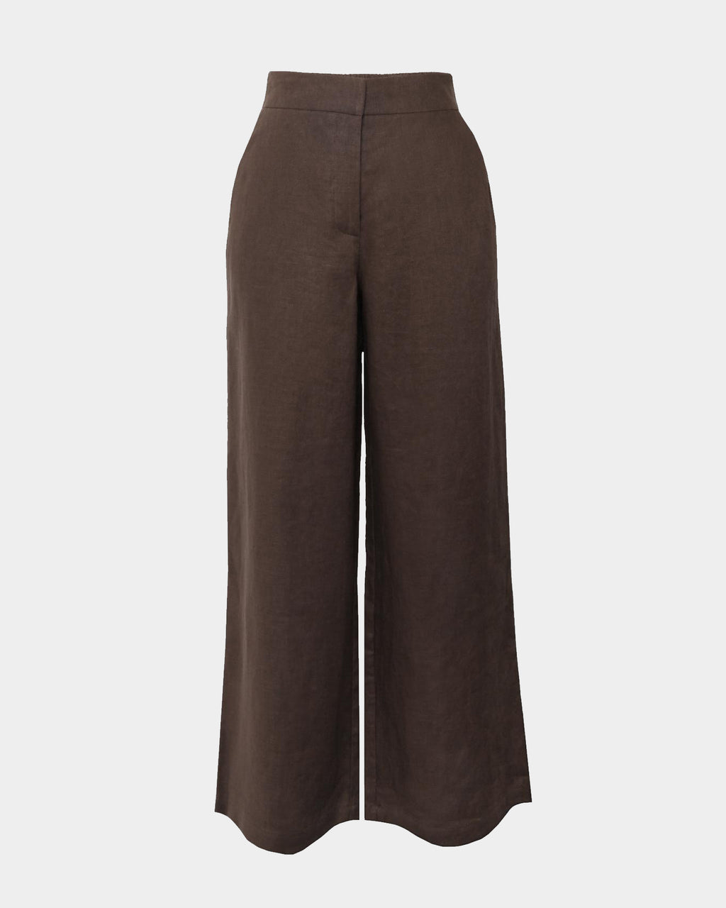Ami Linen Elastic Back Pants