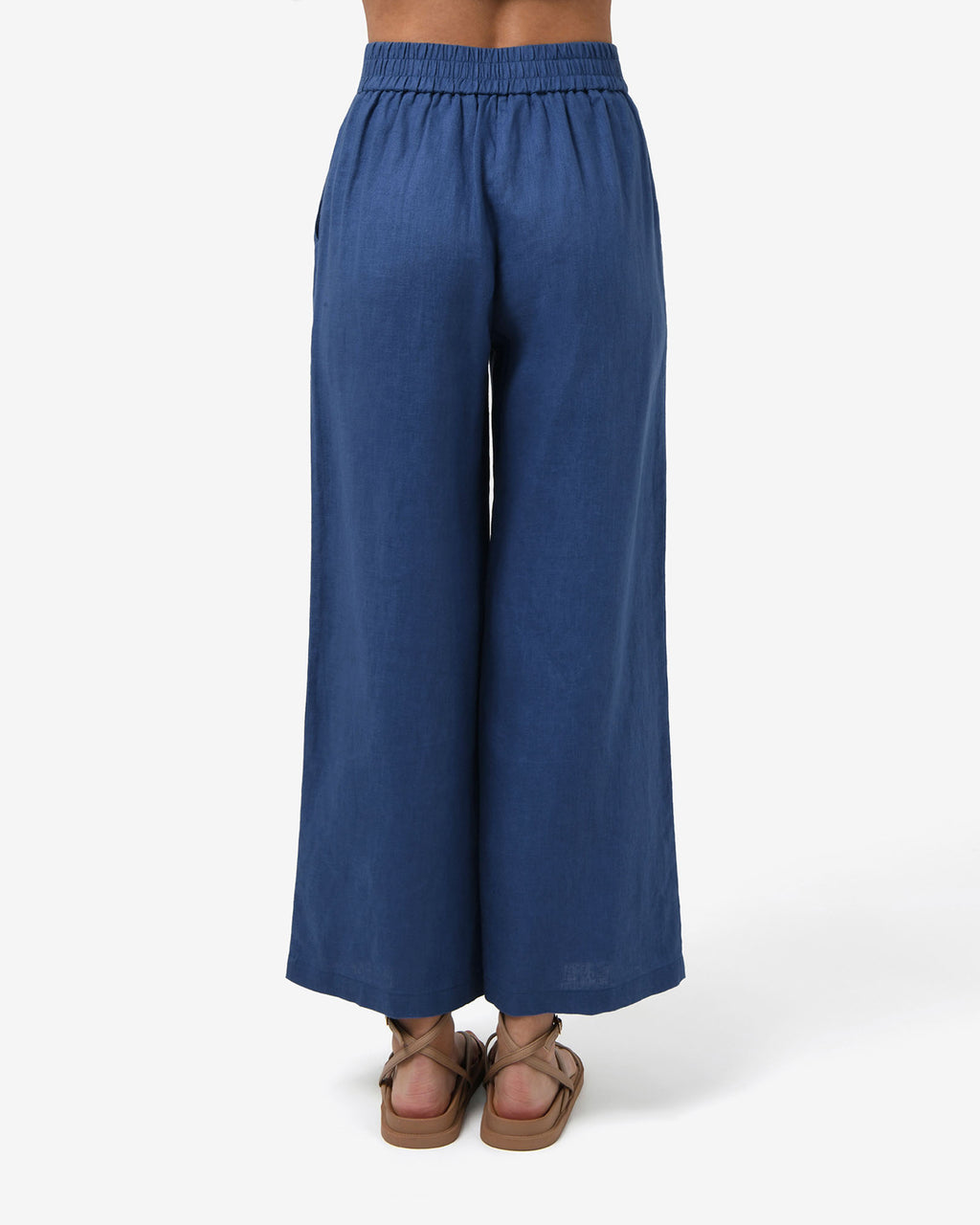 Ami Linen Elastic Back Pants