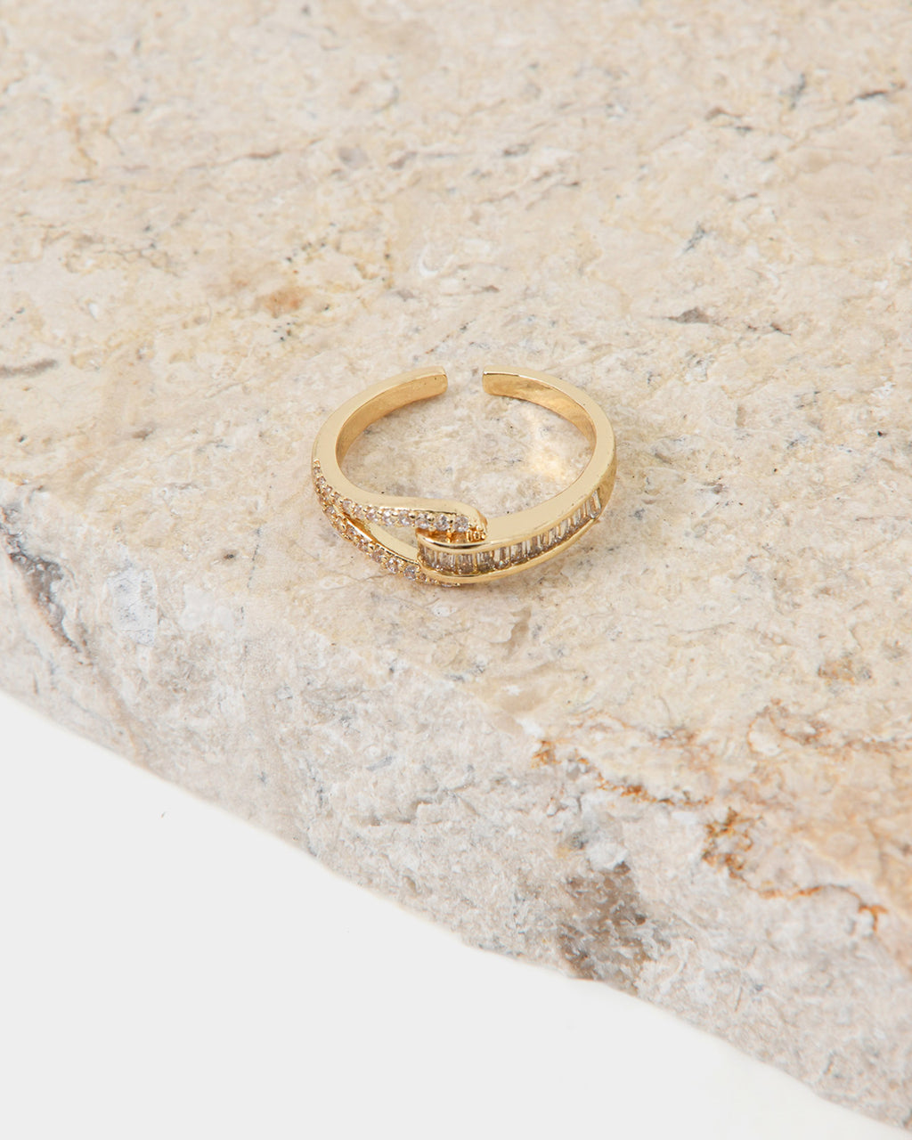 Kaily 16k Gold Plated Ring