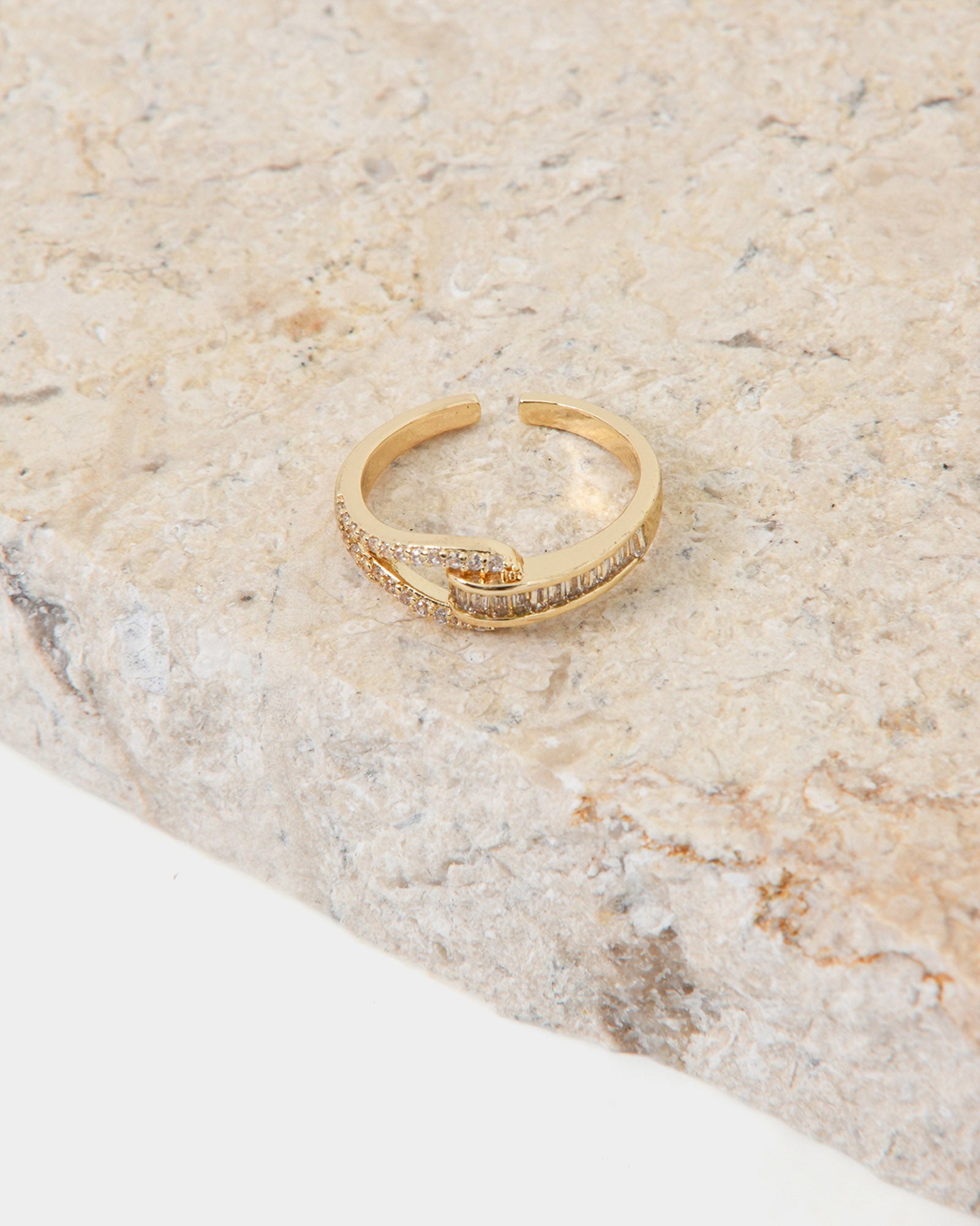 Kaily 16k Gold Plated Ring