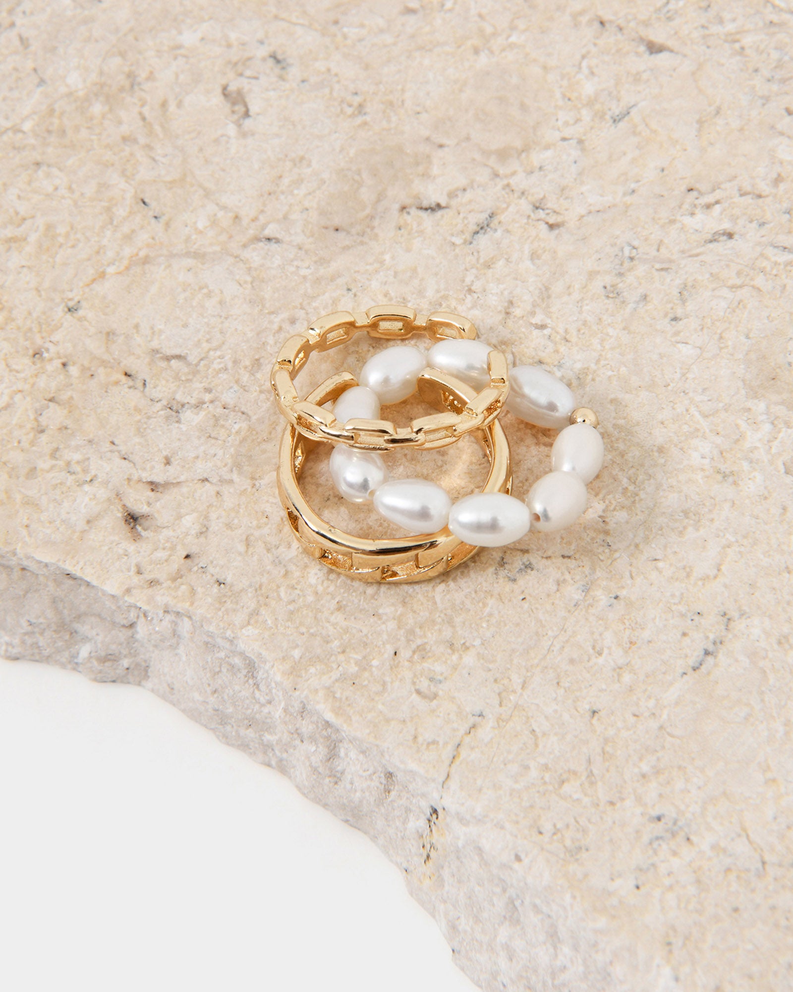 Jesslyn  3pc Rings Set