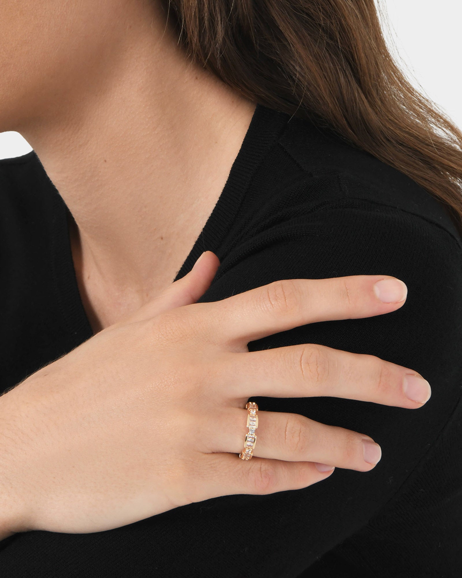 Violett 16k Gold Plated Ring