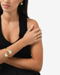 Clara Pearl Gold Plated Ring