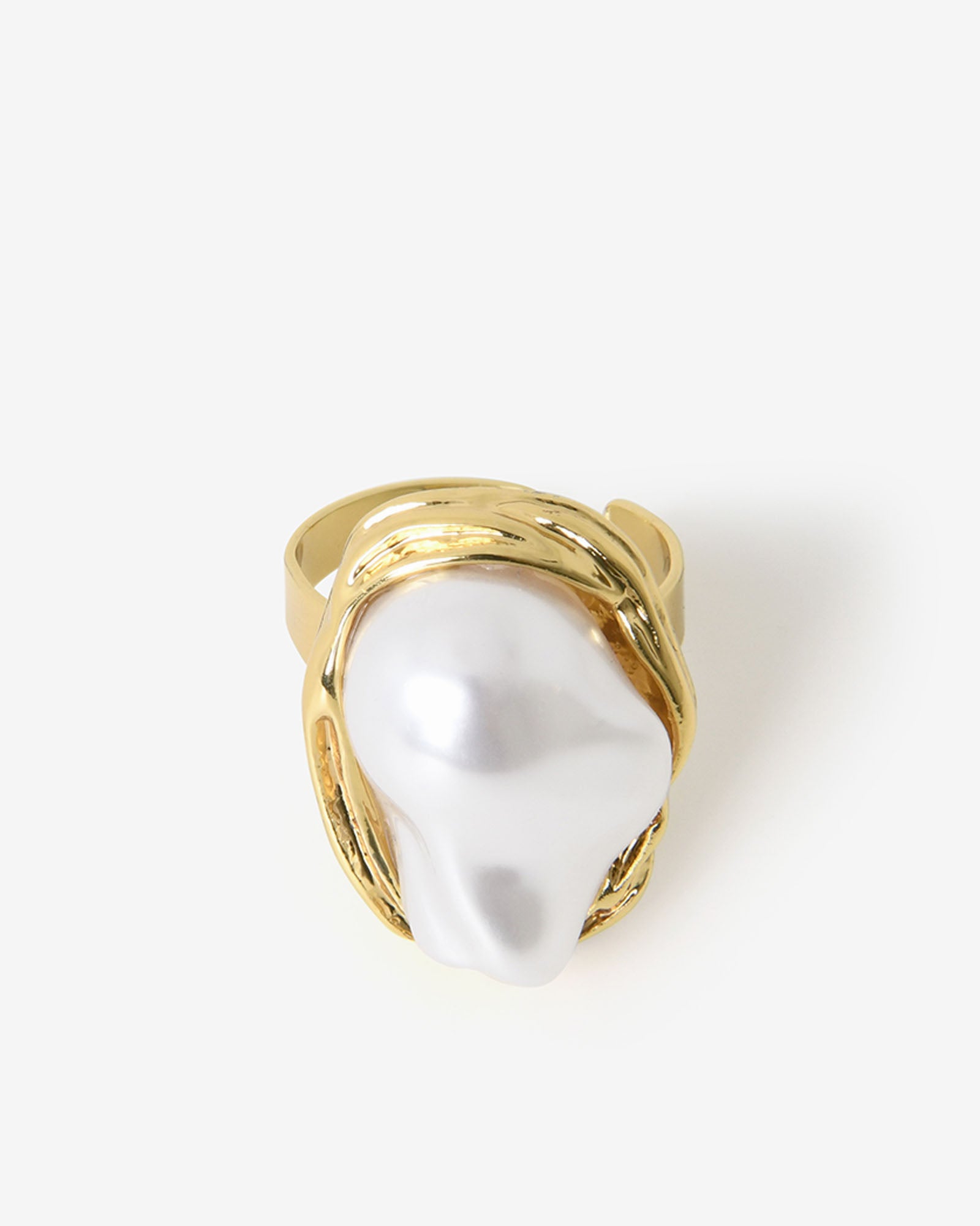 Luna Pearl Statement Ring