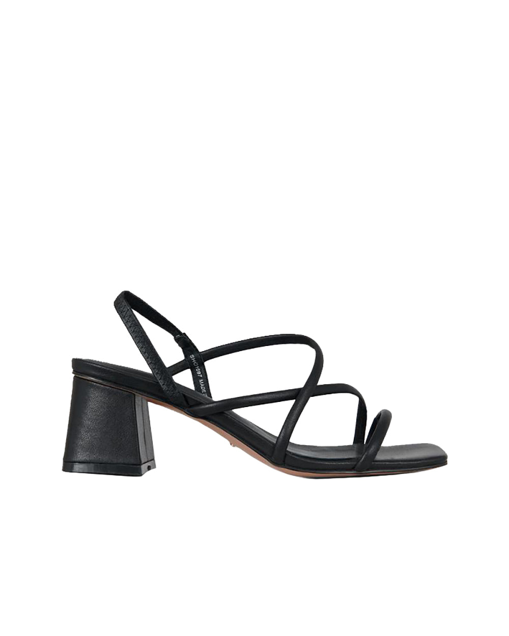 Emelia Leather Strap Heel