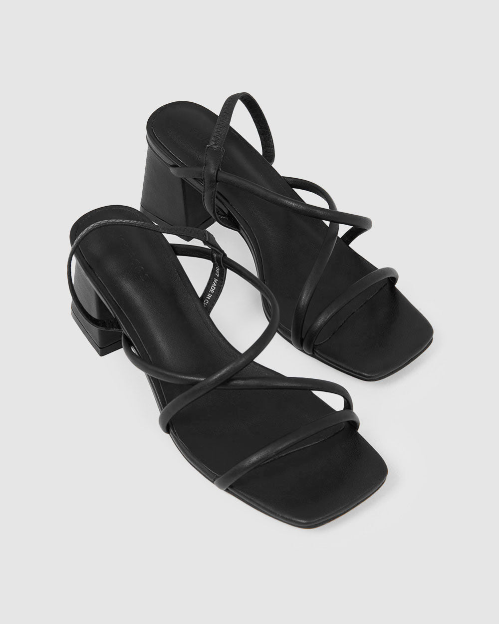 Emelia Leather Strap Heel