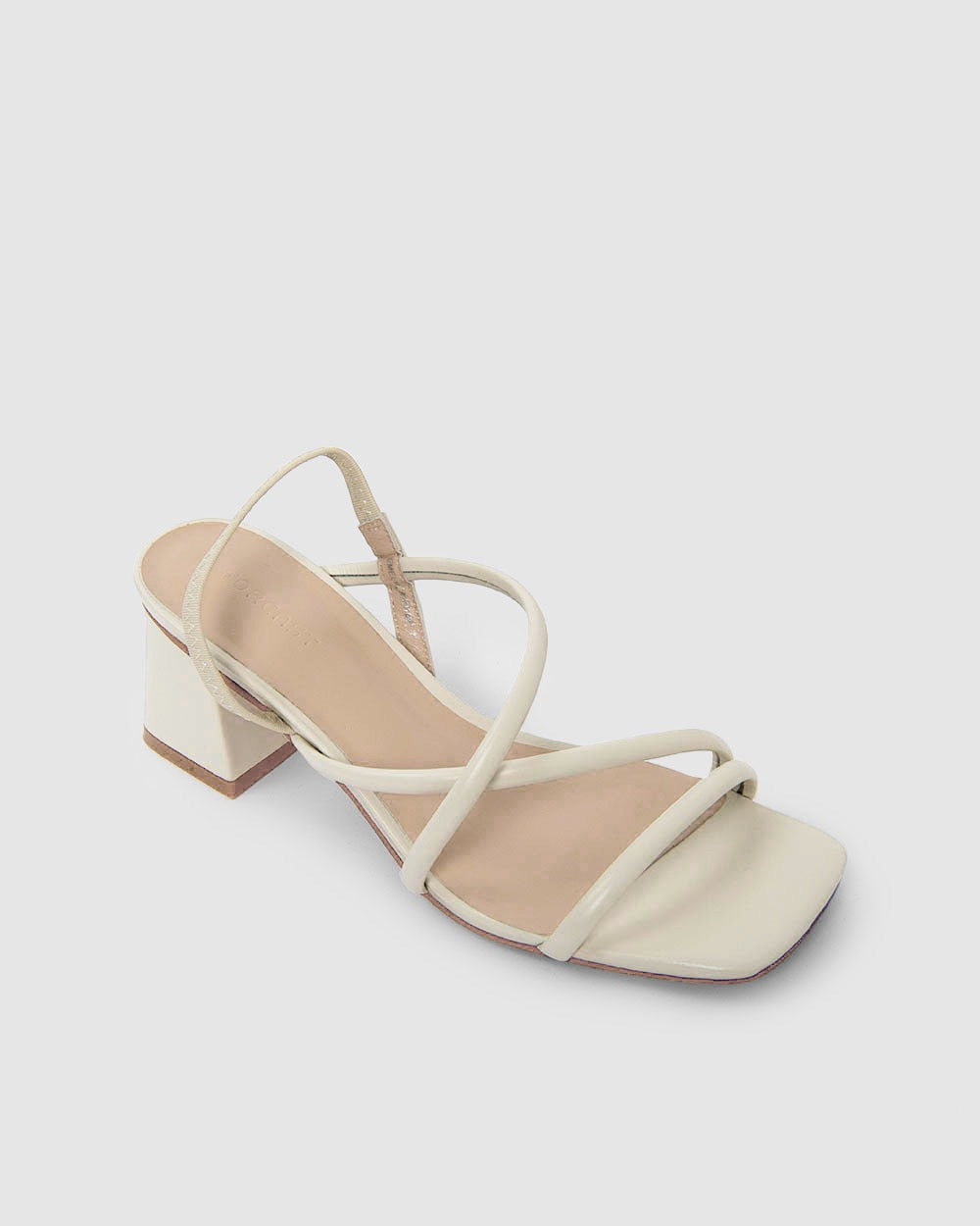 Emelia Leather Strap Heel