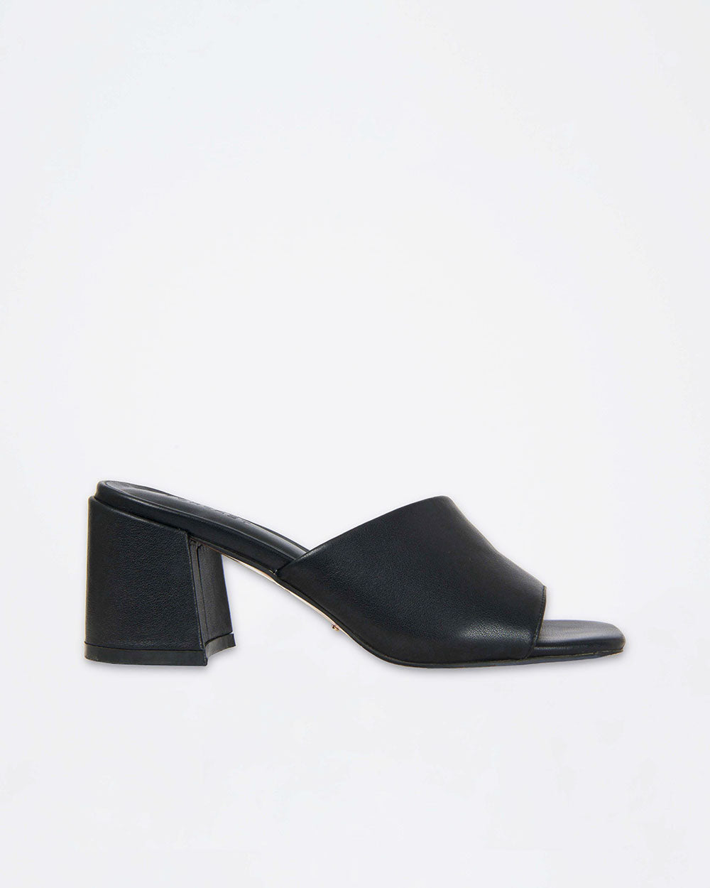 Kristin Leather Block Heel
