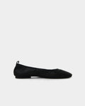 Halina Leather Weave Flat