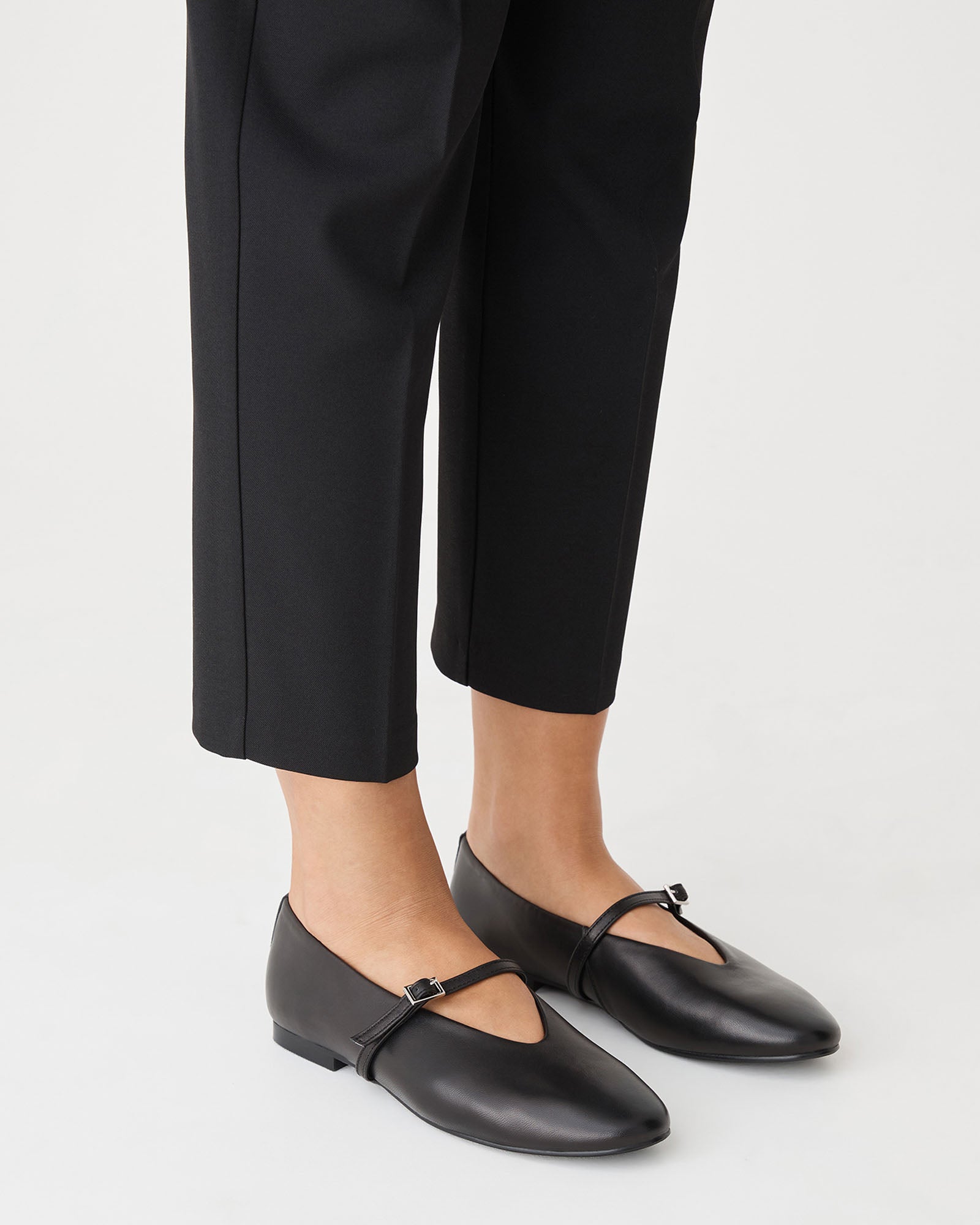 Emma Leather Ballet Flats