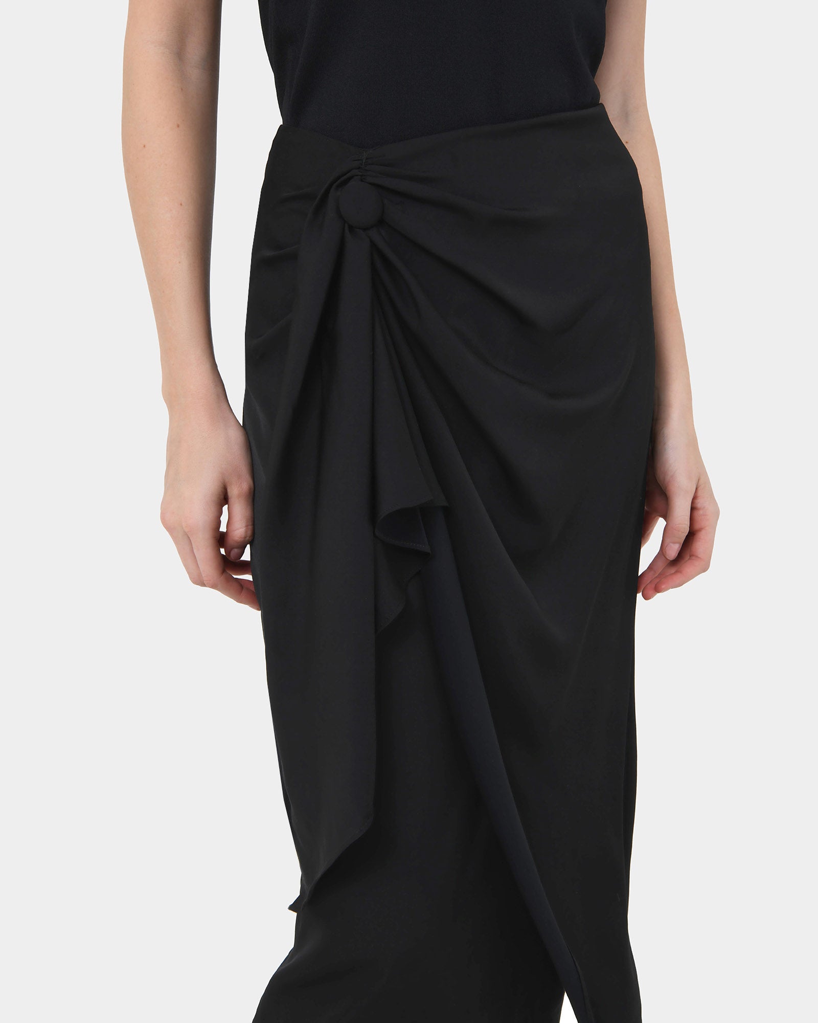 Zyana Knotted Front Wrap Skirt
