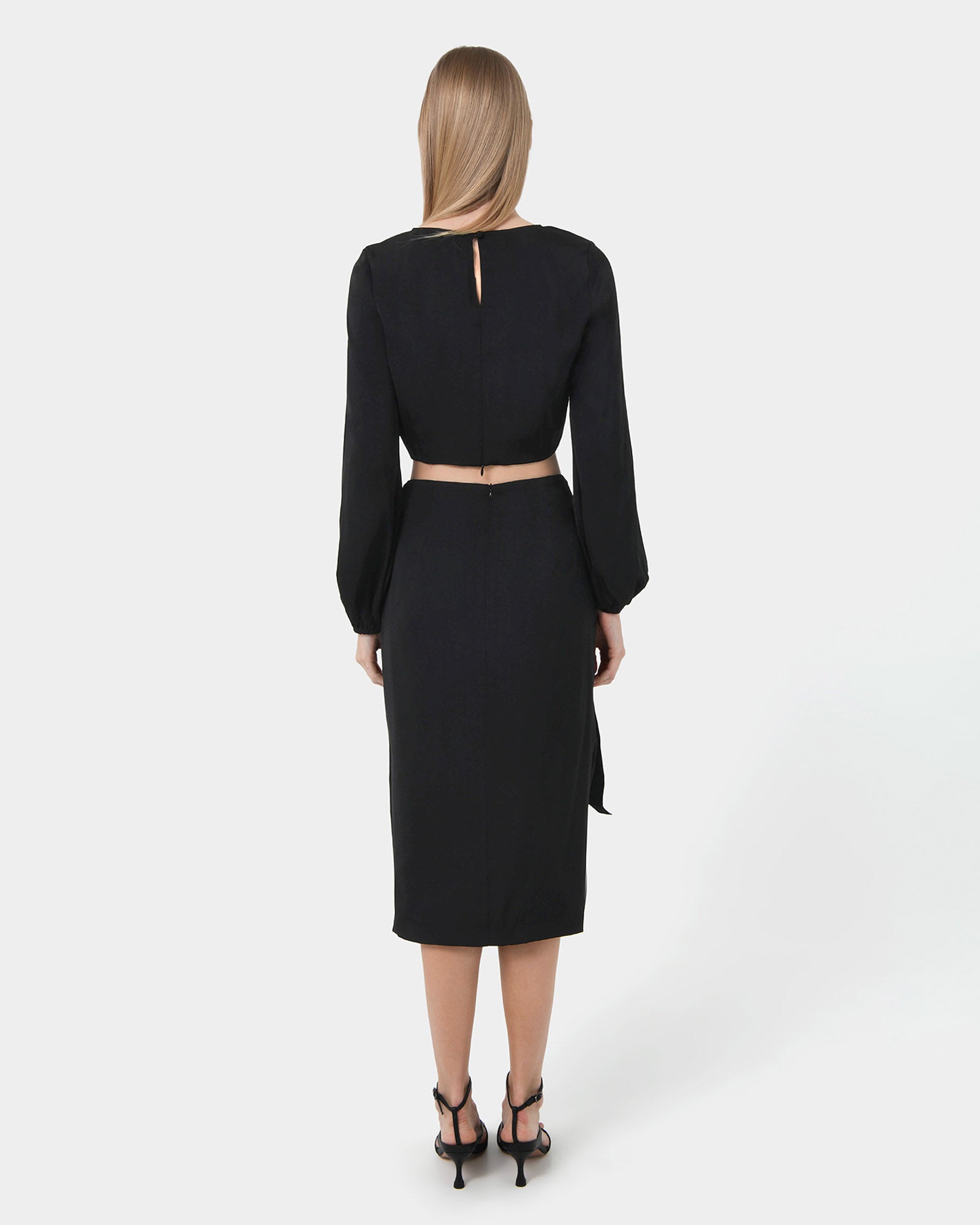 Zyana Knotted Front Wrap Skirt