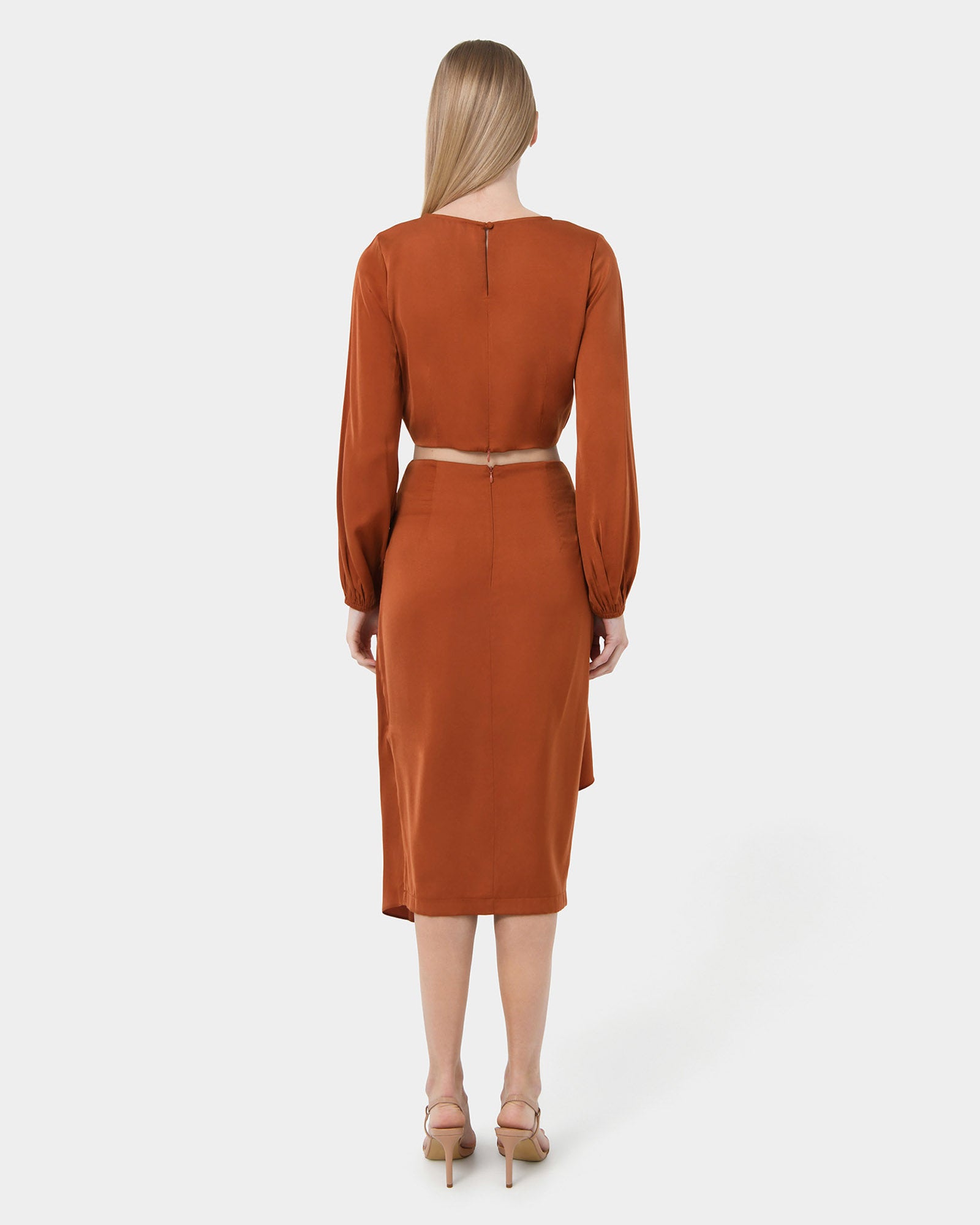 Zyana Knotted Front Wrap Skirt