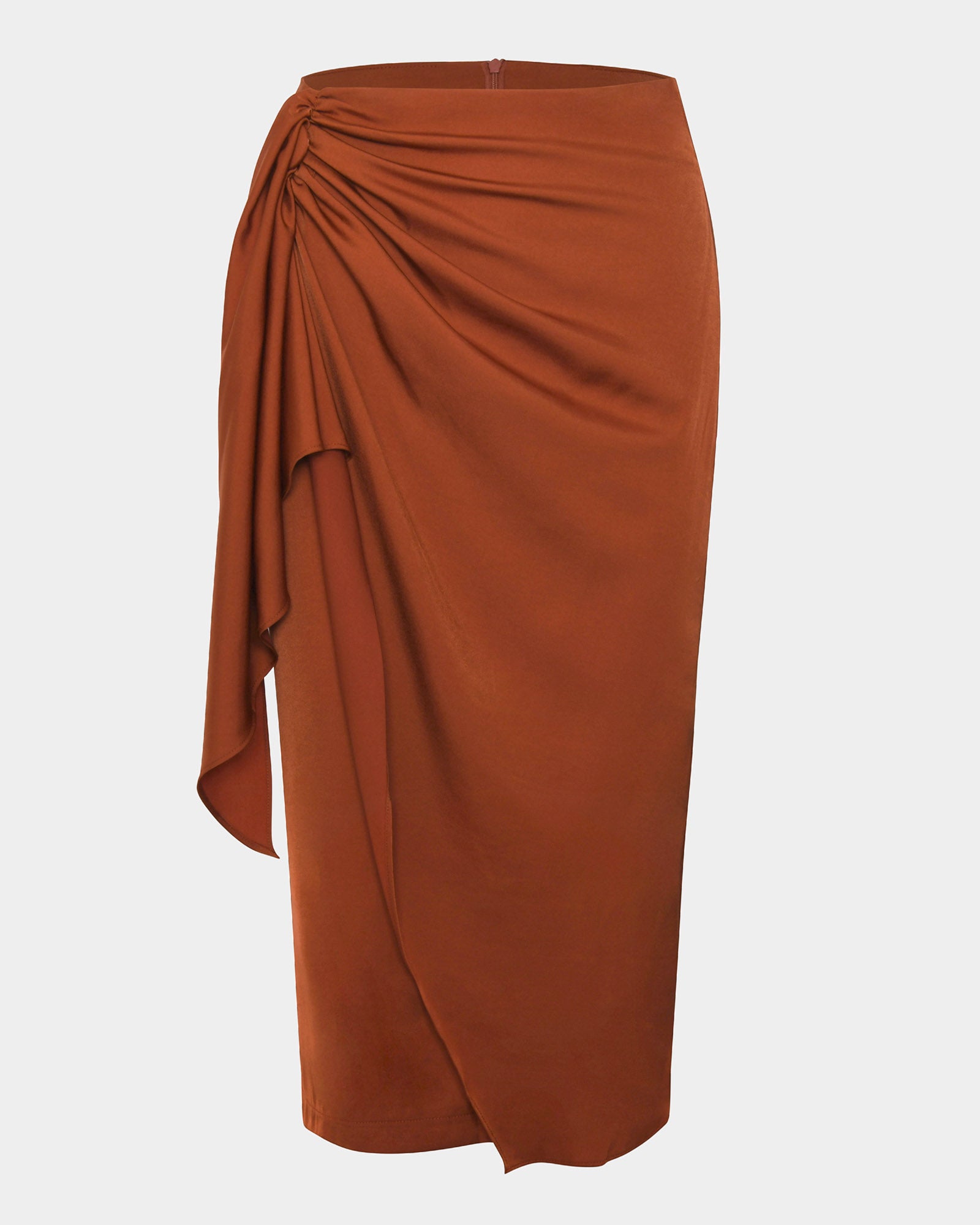 Zyana Knotted Front Wrap Skirt