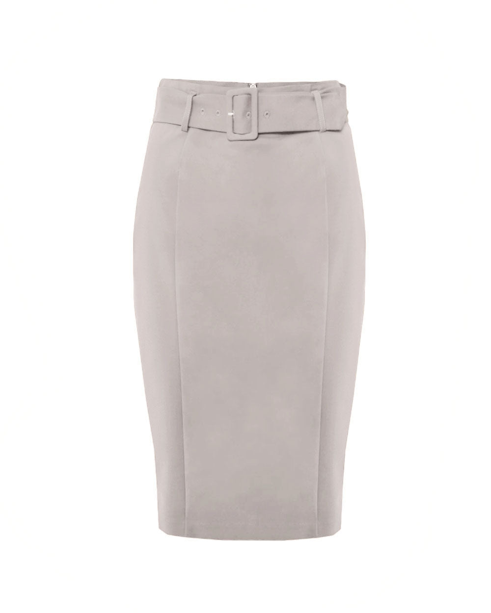 Sanvi Belted Pencil Skirt