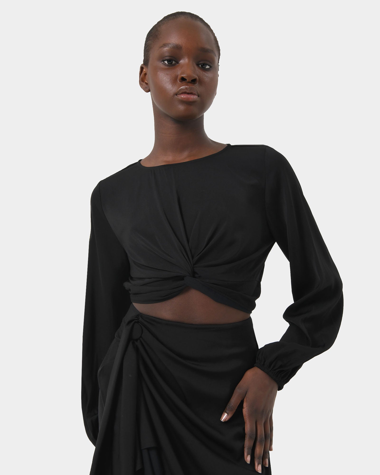 Zyana Knotted Front Top
