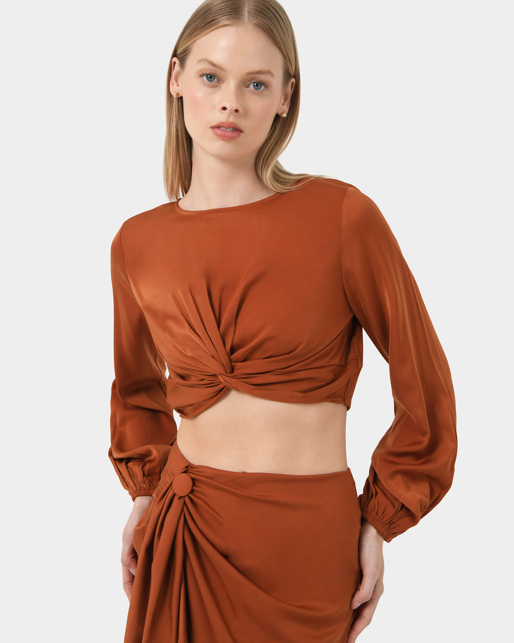 Zyana Knotted Front Top