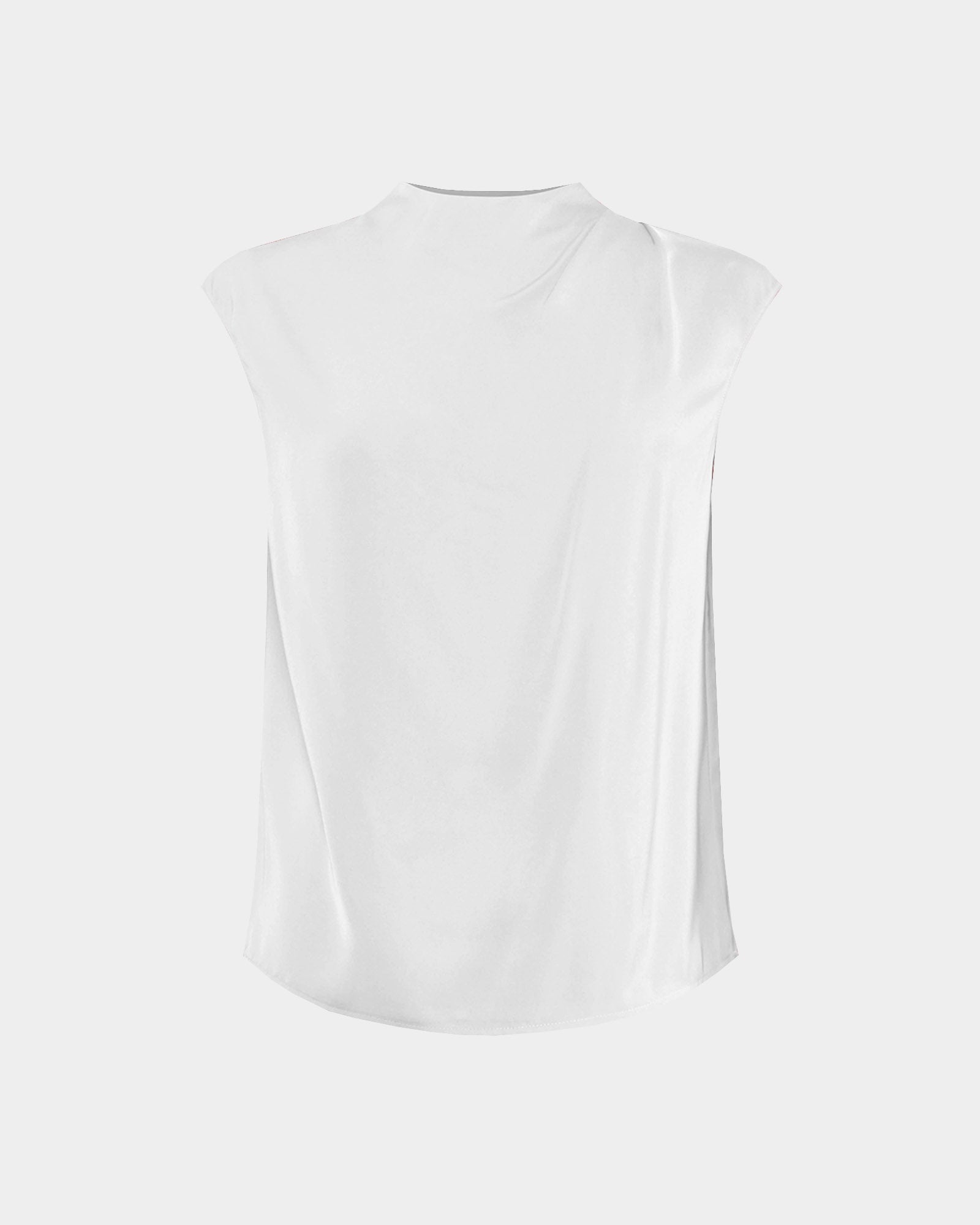 Mallory Draped Shoulder Blouse