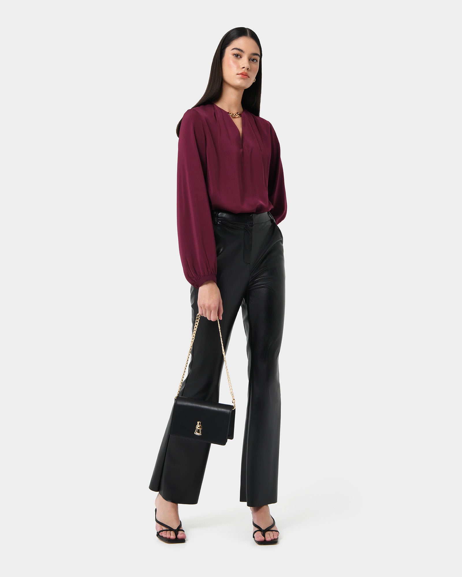 Ivette Chain Neck Blouse