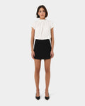 Olivia Pleated High Neck Top