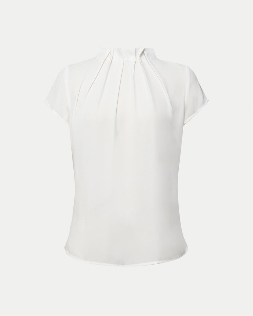 Olivia Pleated High Neck Top