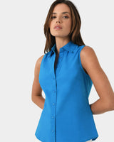 Alma Cotton Sleeveless Shirt