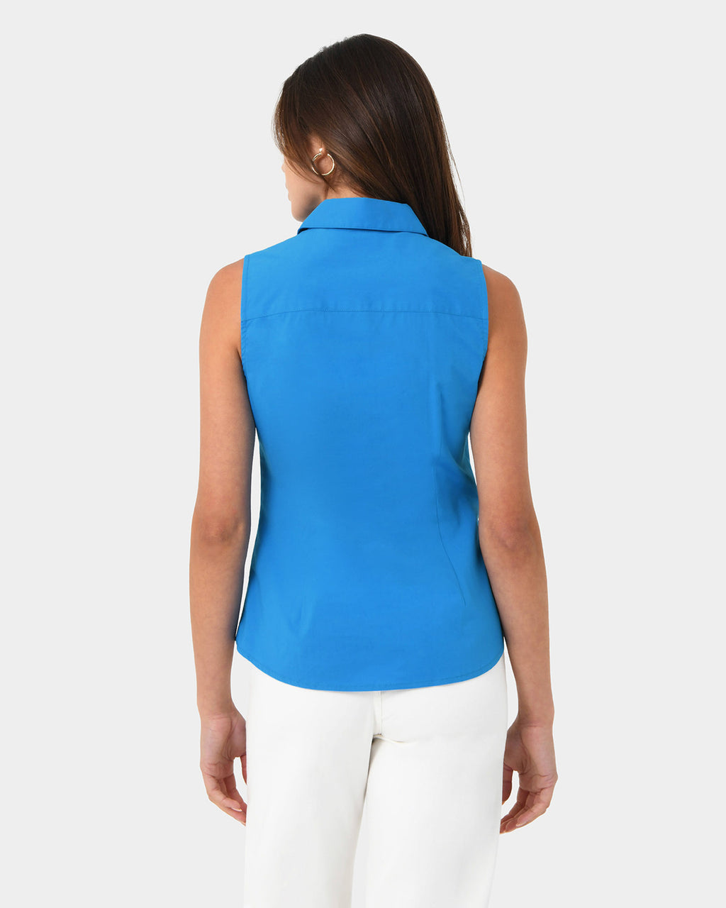 Alma Cotton Sleeveless Shirt