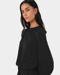 Tiana Pleat Neck Top