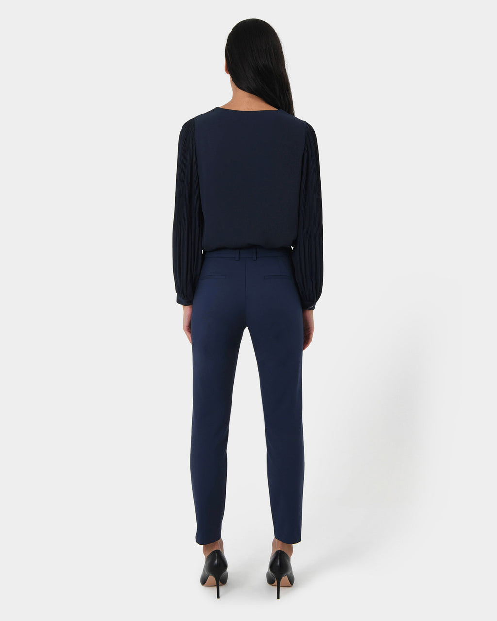 Charlotte Pleated Sleeve Top