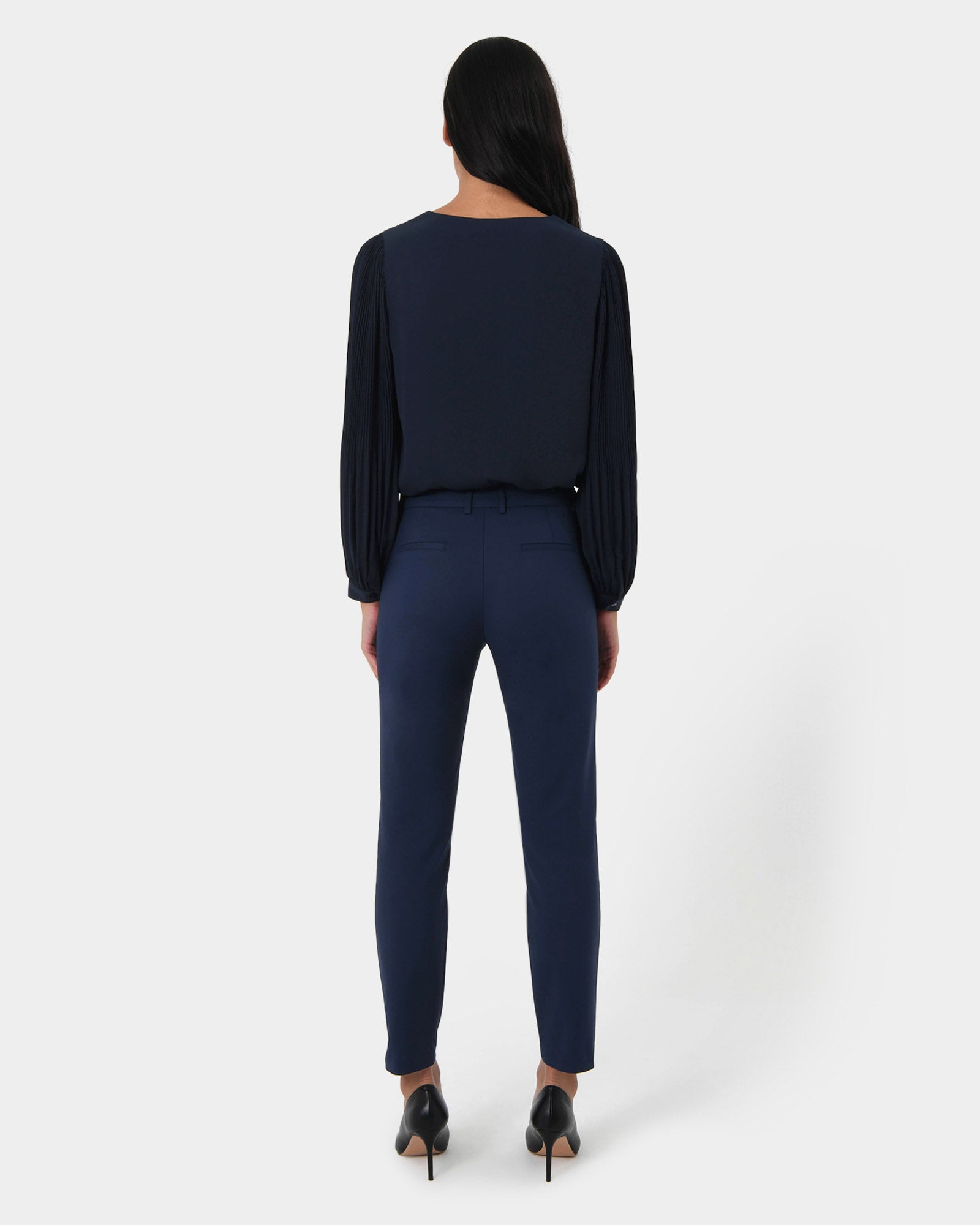 Charlotte Pleated Sleeve Top