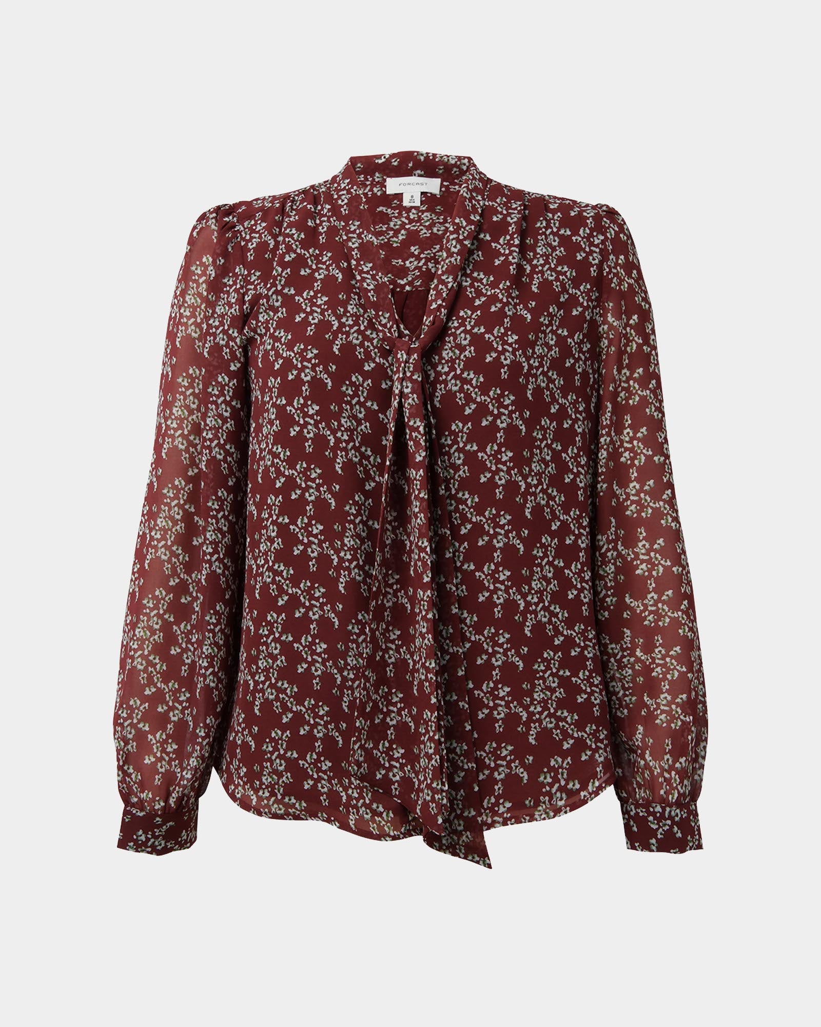 Rema Floral Tie Blouse