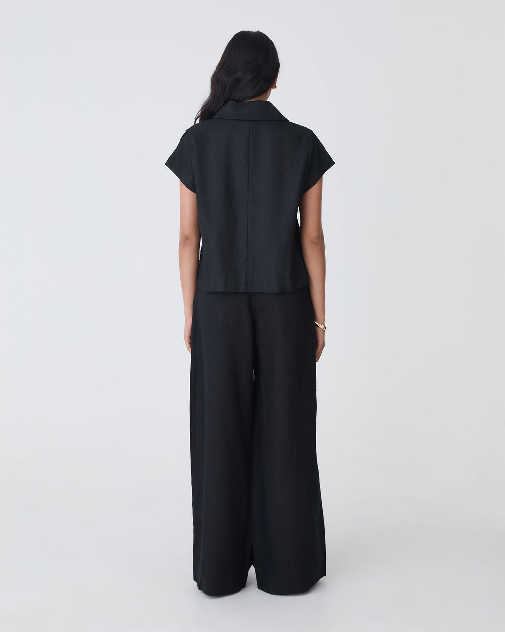 Ami Linen Collar Shirt