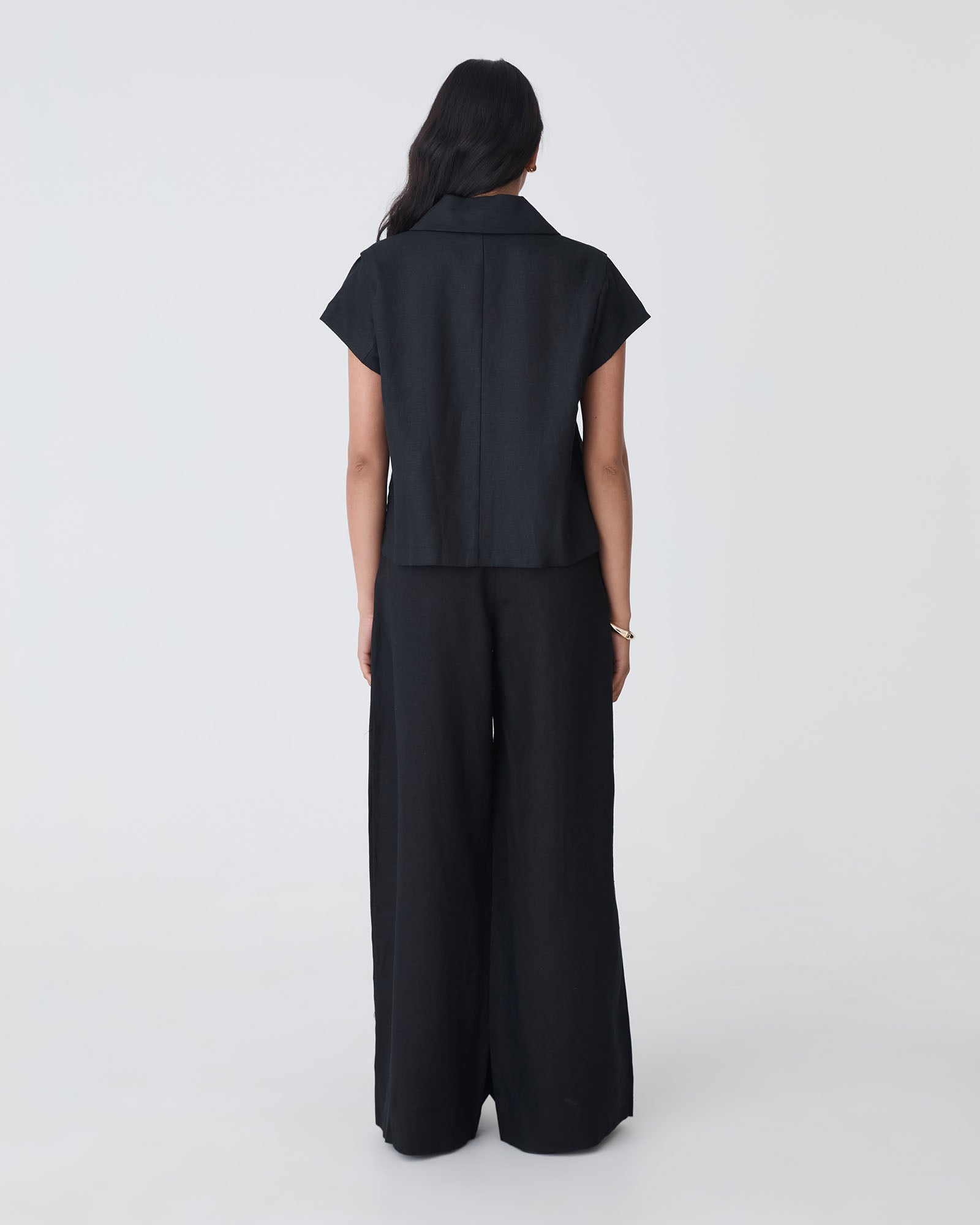Ami Linen Collar Shirt