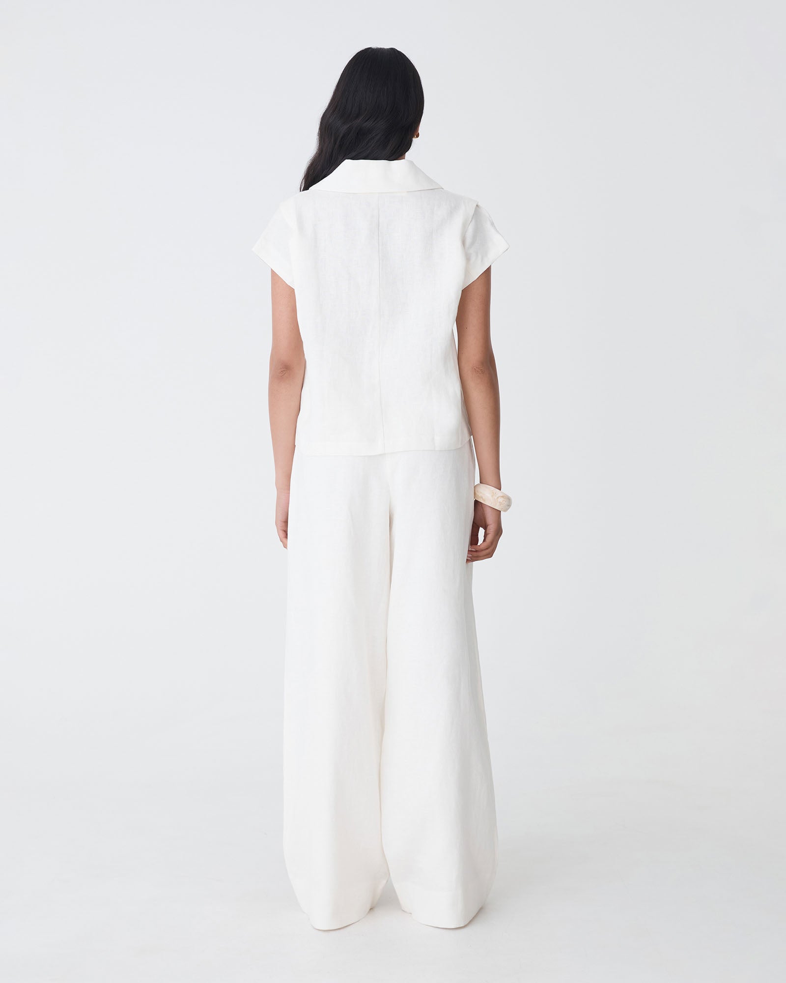 Ami Linen Collar Shirt